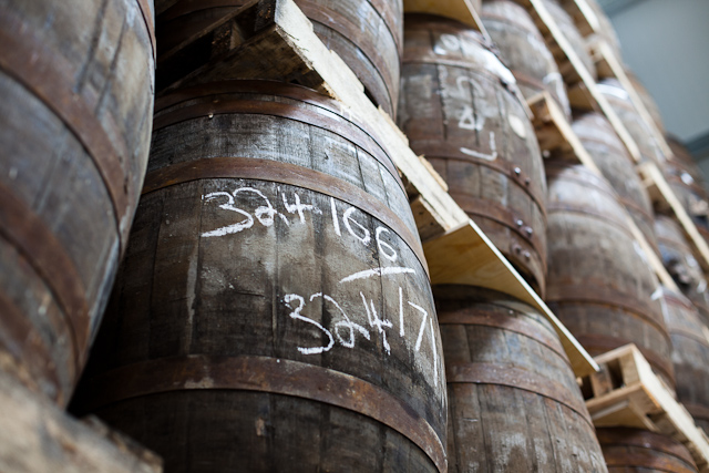 Racked casks