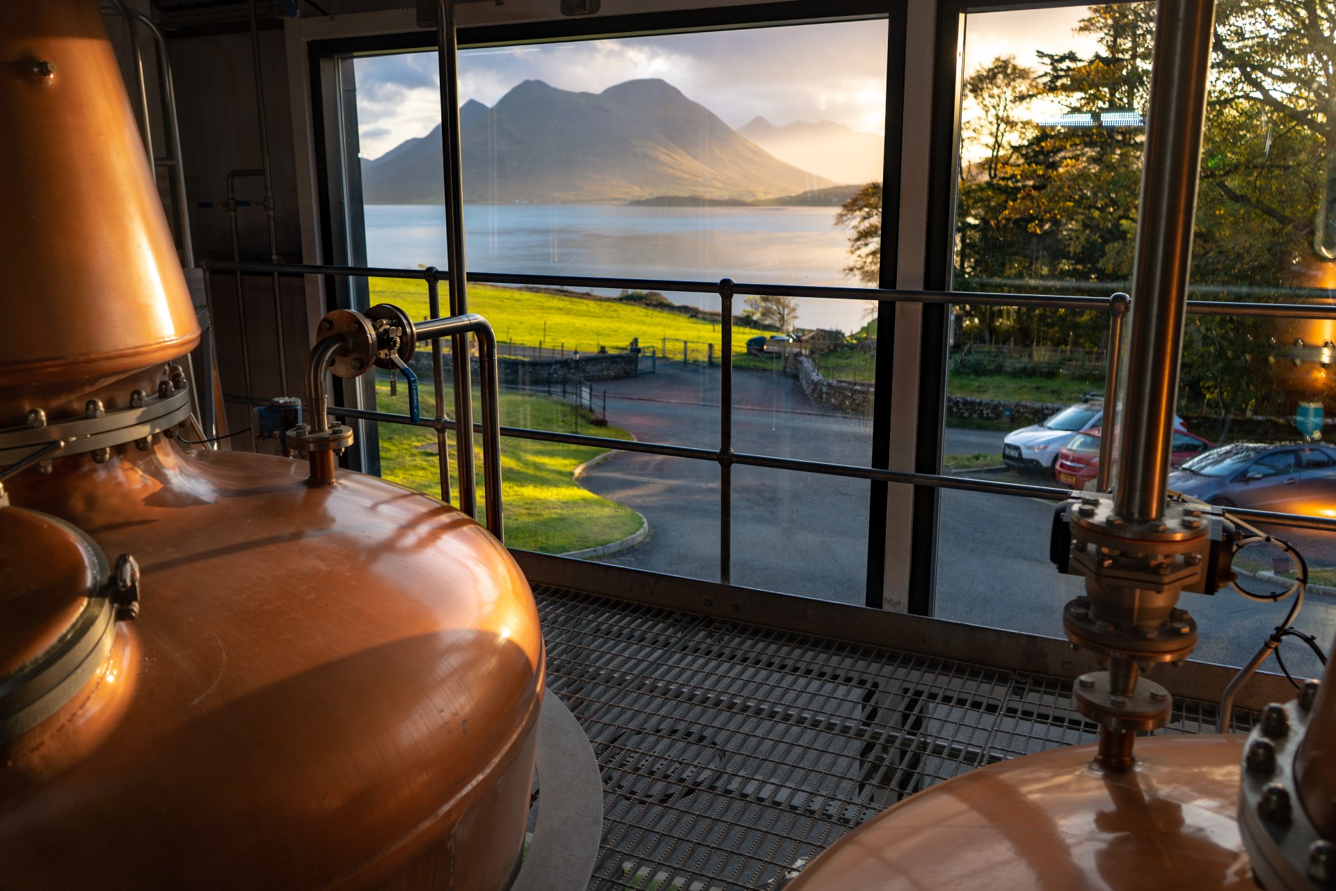 Isle Of Raasay Distillery Raasay House With Stills And Hills